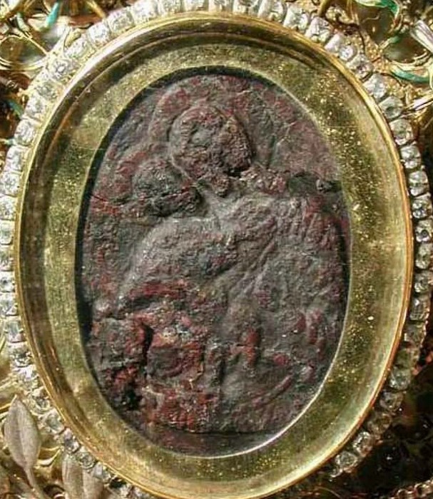 икона из камня в Жировичах